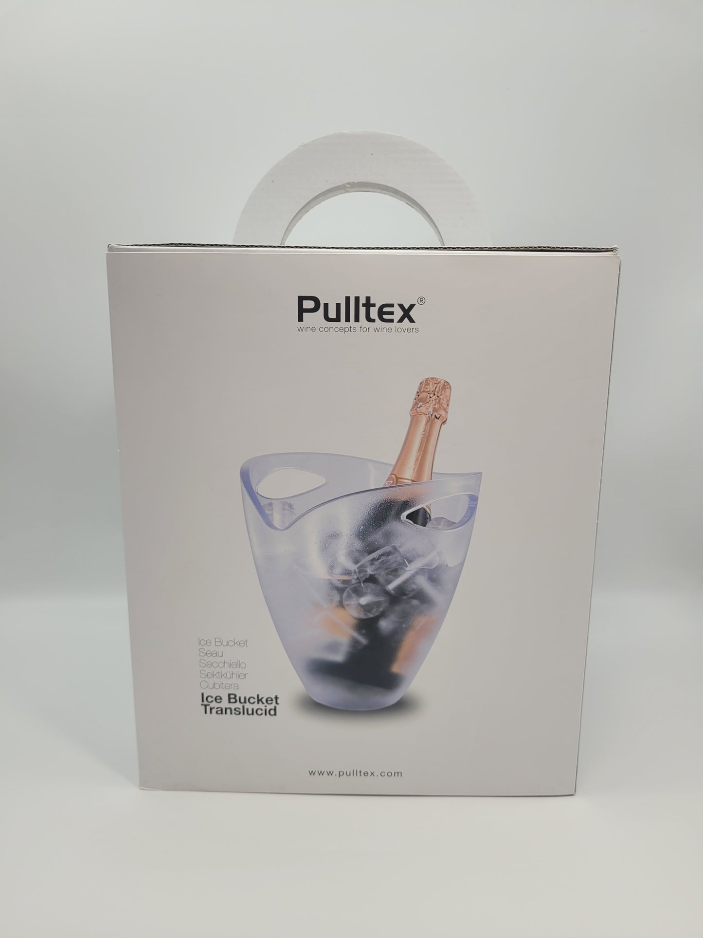 Translucent champagne bucket