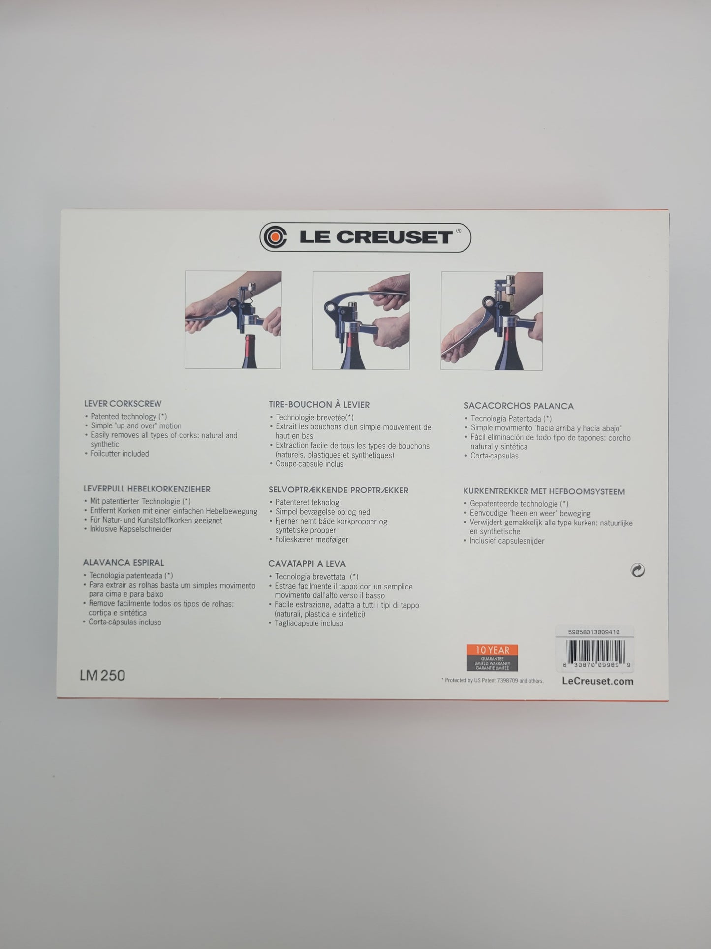 Le Creuset LM250 Metallkorkenzieher