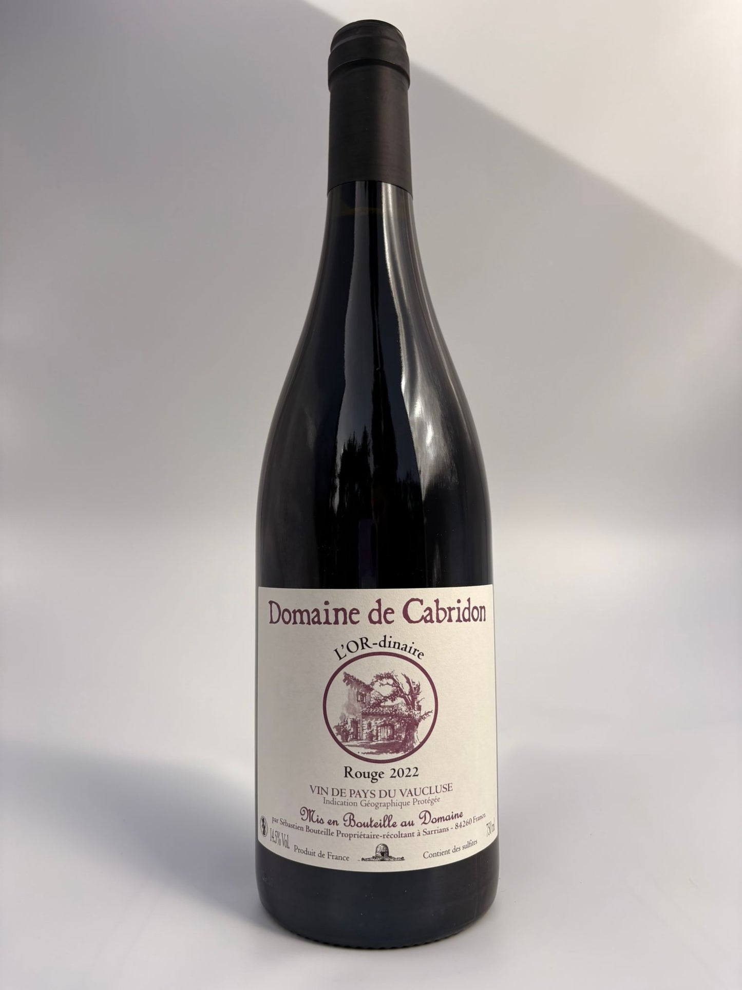 L'OR-dinaire Rouge 2022